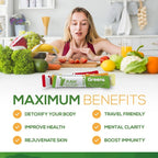 3 Day Juice Cleanse Detox | 24 Powder Packets | 4 Tasty Flavors w/ Protein